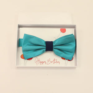 Teal blue bow tie, Best man, Groomsman bow, Man of honor, ring bearer bow, handmade birthday gift, Congrats, some thing blue, blue kids bow