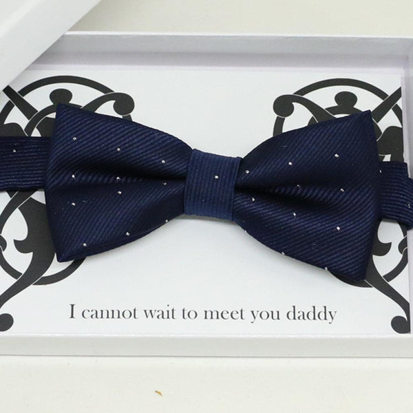 Navy bow tie, Best man request gift, Groomsman bow tie, Ring Bearer bow, Man of honor gift, baby announcement, toddler bow, some thing blue