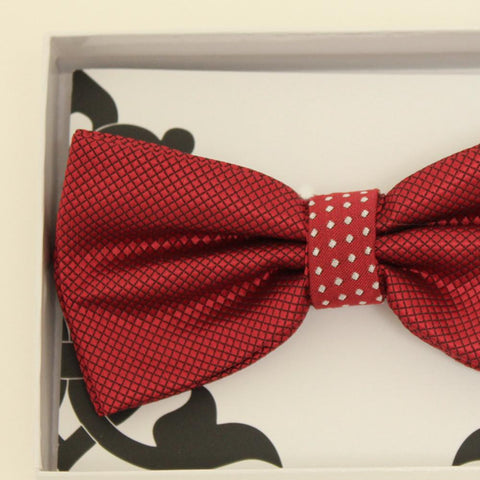 Red bow tie, Best man request gift, Groomsman bow tie, Ring Bearer bow tie, Man of honor gift, baby announcement, Red kids bow tie, Handmade